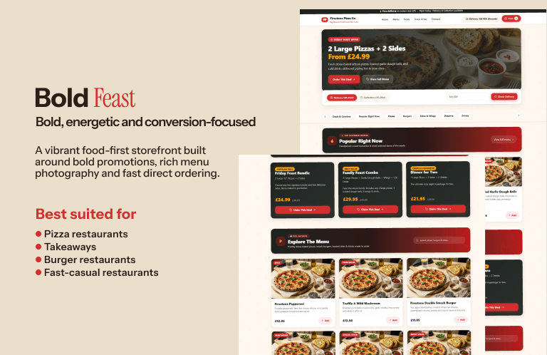 Bold Feast theme preview