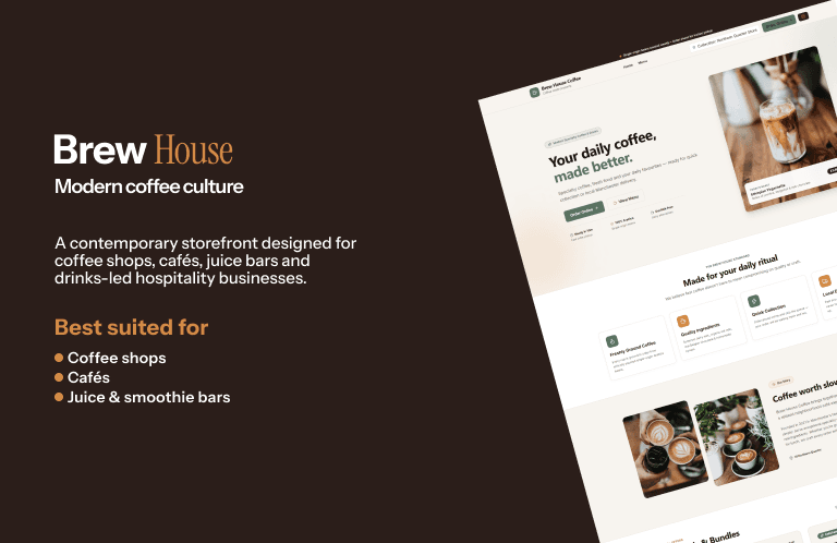 Brew House theme preview