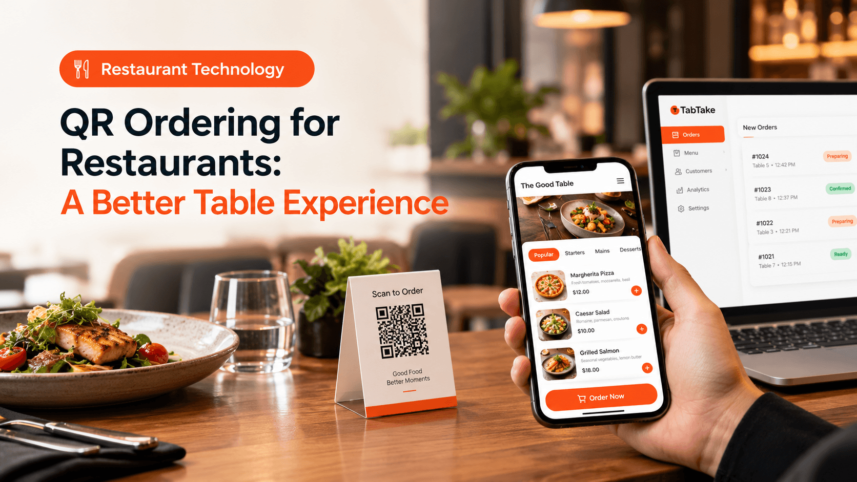 QR Ordering for Restaurants: Creating a Better Table Experience