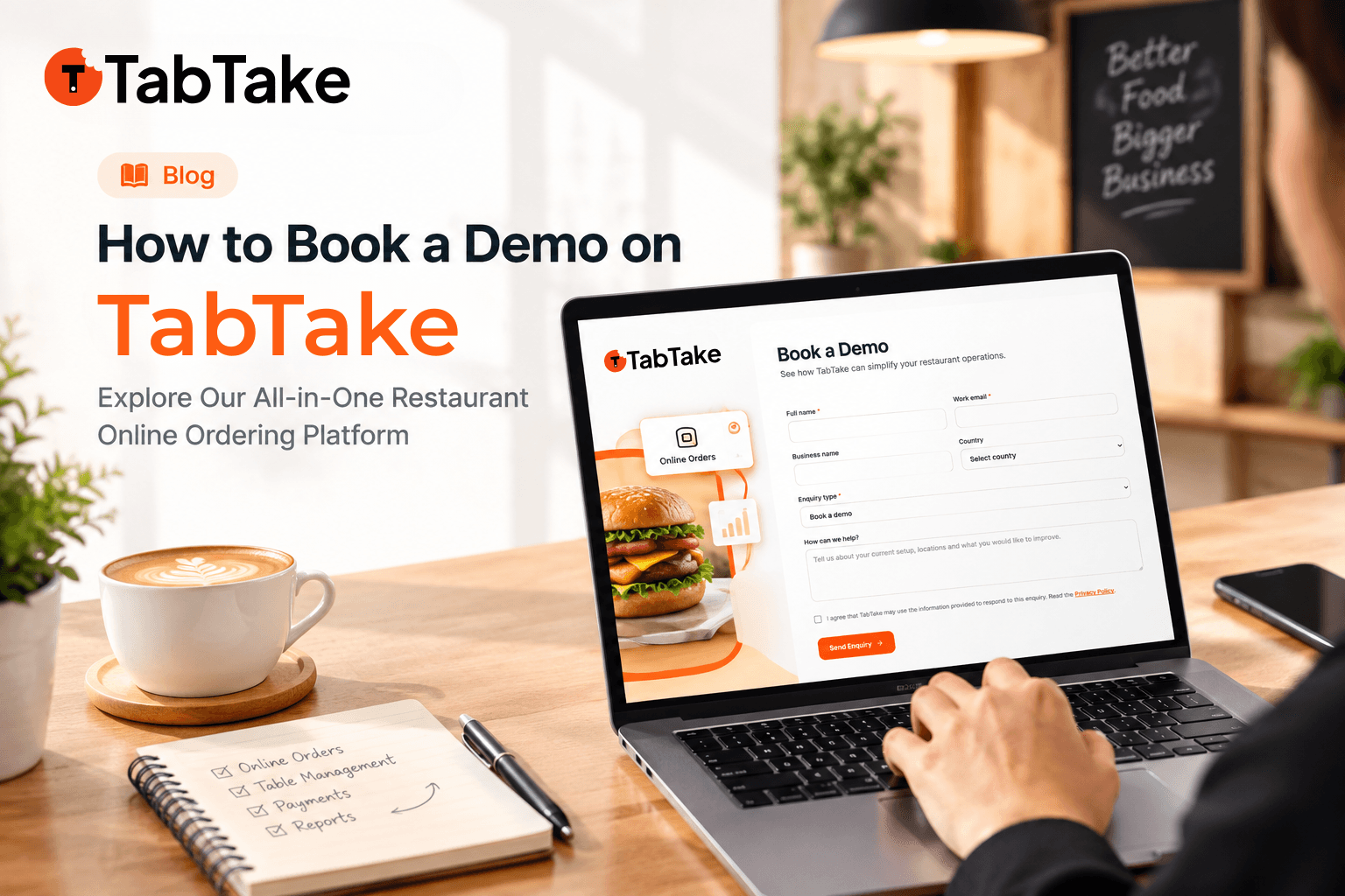How to Book a Demo on TabTake: Explore Our All-in-One Restaurant Online Ordering Platform