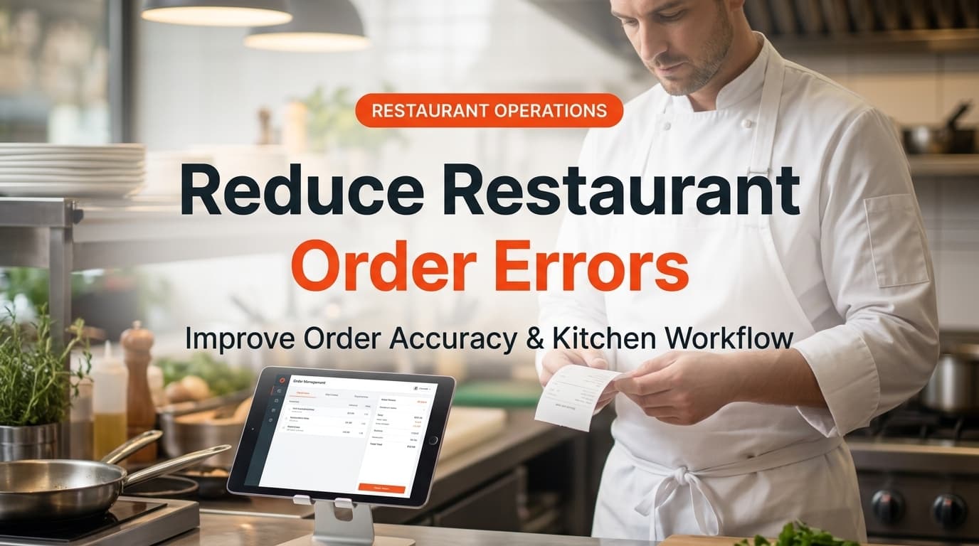 How to Reduce Restaurant Order Errors and Improve Order Accuracy