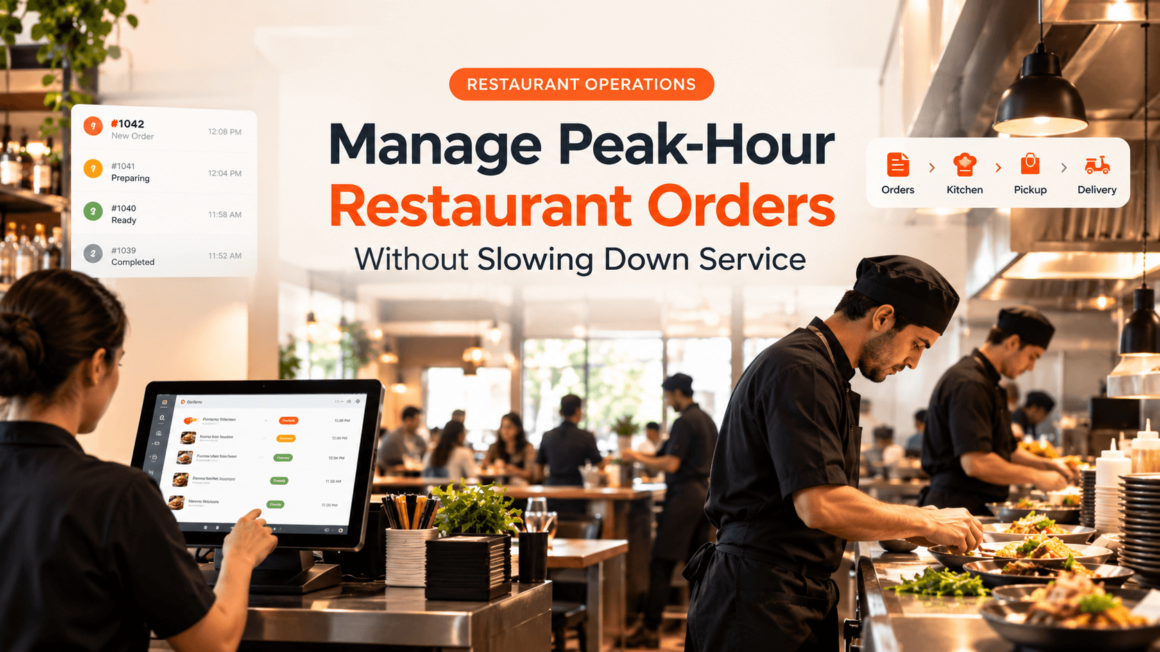 How to Manage Peak-Hour Restaurant Orders Without Slowing Down Service