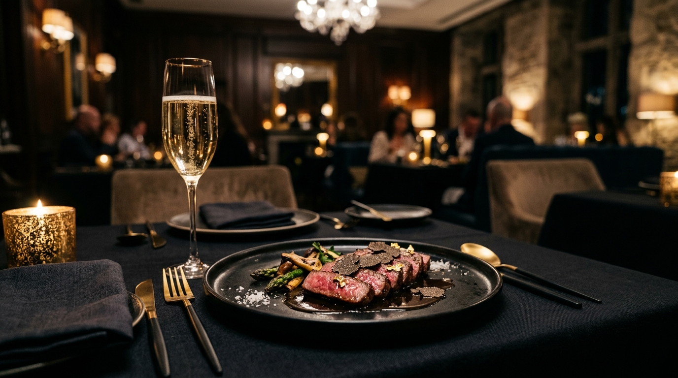 L'Étoile Midnight Fine Dining Plating